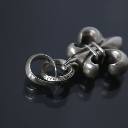 CHROME HEARTS BS Fleur w/ Bail 925 Silver Pendant Charm