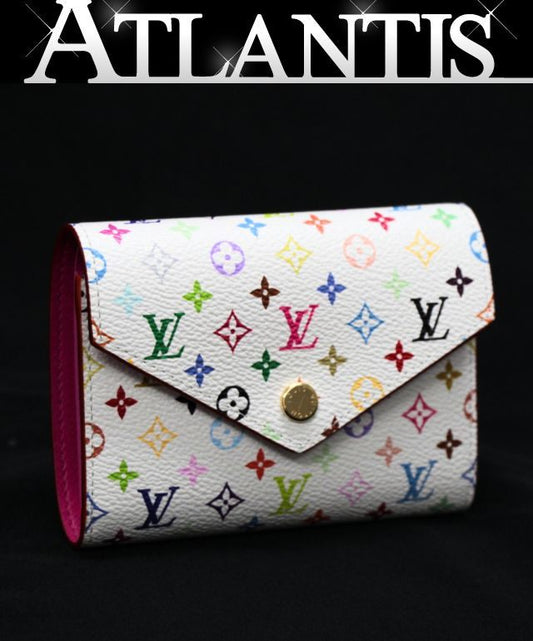 Louis Vuitton Murakami Wallet White Size ONE SIZE