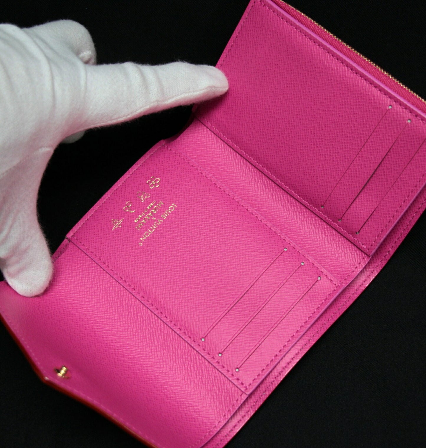 Louis Vuitton Murakami Wallet White Size ONE SIZE
