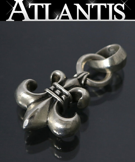 CHROME HEARTS BS Fleur w/ Bail 925 Silver Pendant Charm