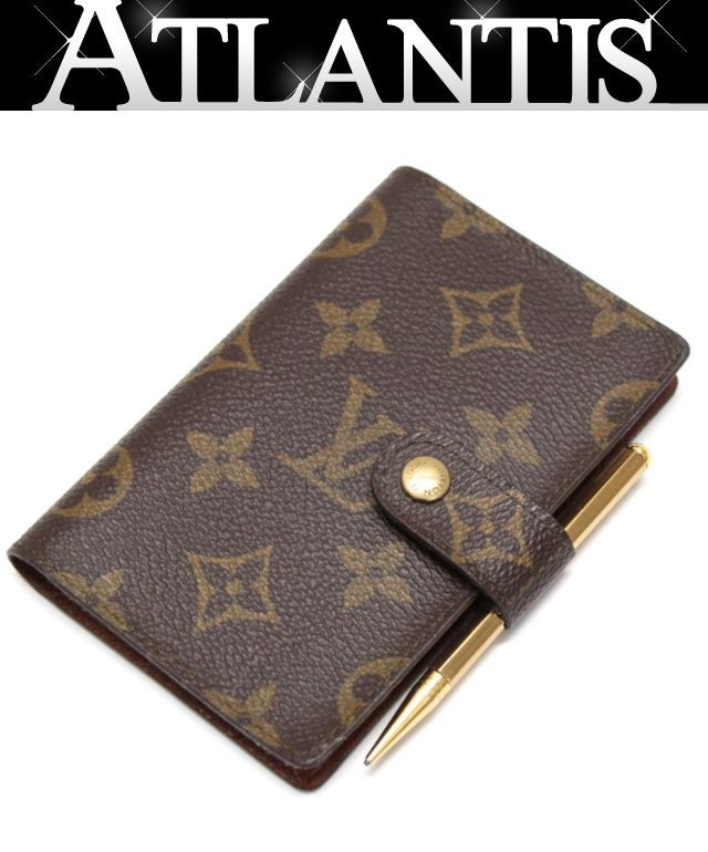 Louis Vuitton Vintage Monogram Agenda Mini Cover Brown
