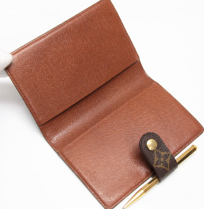 Louis Vuitton Vintage Monogram Agenda Mini Cover Brown