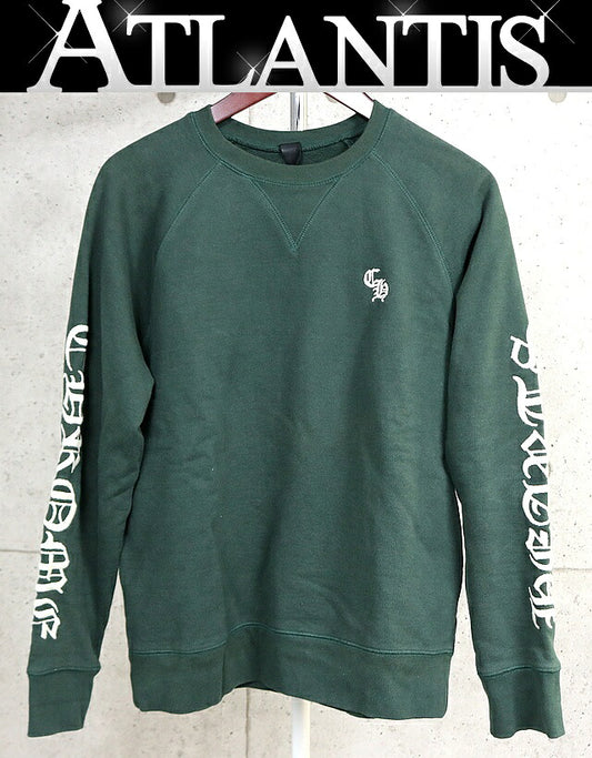 CHROME HEARTS SLO RIDE Crewneck Sweatshirt Green Size M