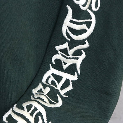 CHROME HEARTS SLO RIDE Crewneck Sweatshirt Green Size M