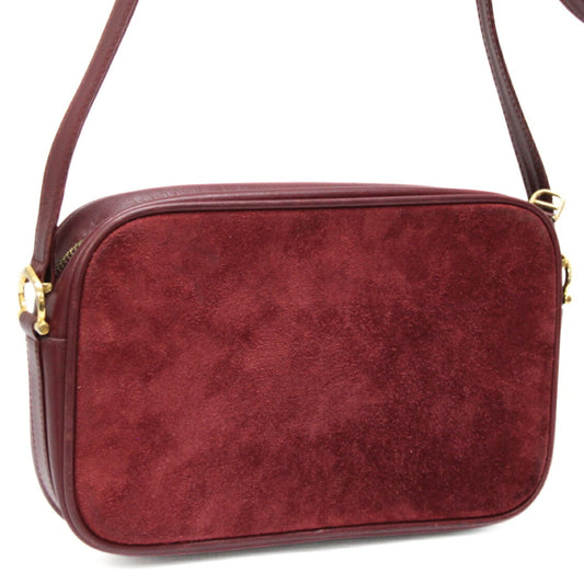 Cartier Vintage Must Line Suede Shoulder Bag Size ONE SIZE