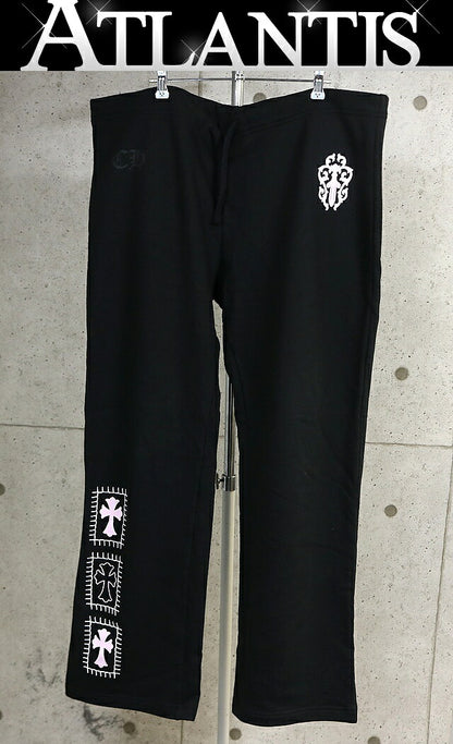 CHROME HEARTS x DEADLY DOOL Sweatpants Black Size XL