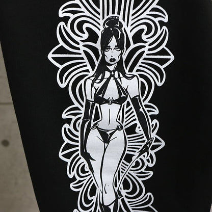 CHROME HEARTS x DEADLY DOOL Sweatpants Black Size XL