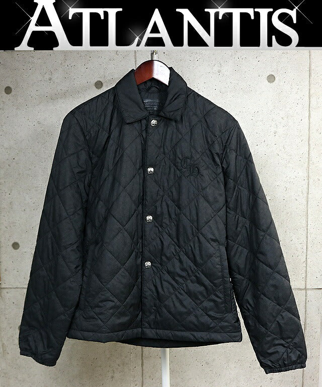 CHROME HEARTS CH Plus Quilted Nylon Jacket Black Size S