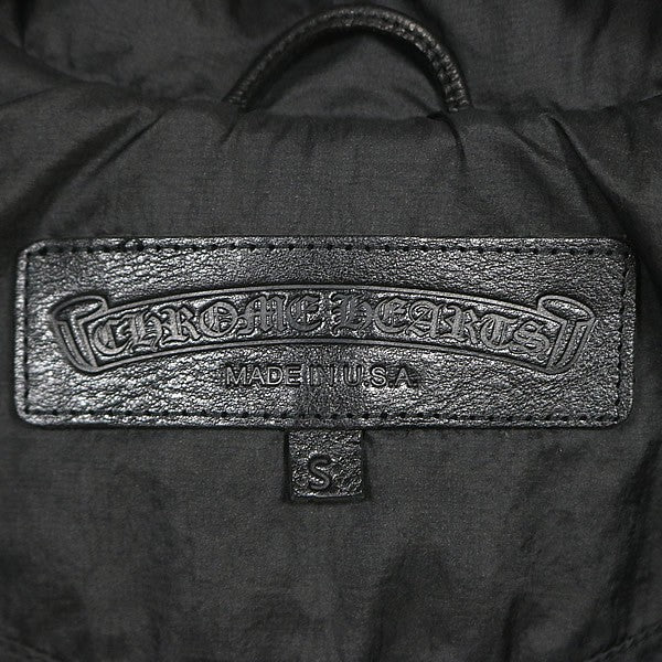 CHROME HEARTS CH Plus Quilted Nylon Jacket Black Size S
