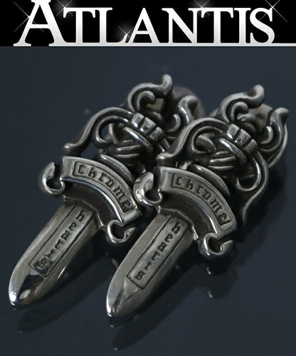 CHROME HEARTS Dagger Silver Cufflinks