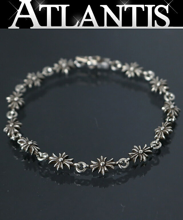 CHROME HEARTS Tiny E CH Plus Silver Bracelet Size ONE SIZE