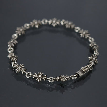 CHROME HEARTS Tiny E CH Plus Silver Bracelet Size ONE SIZE