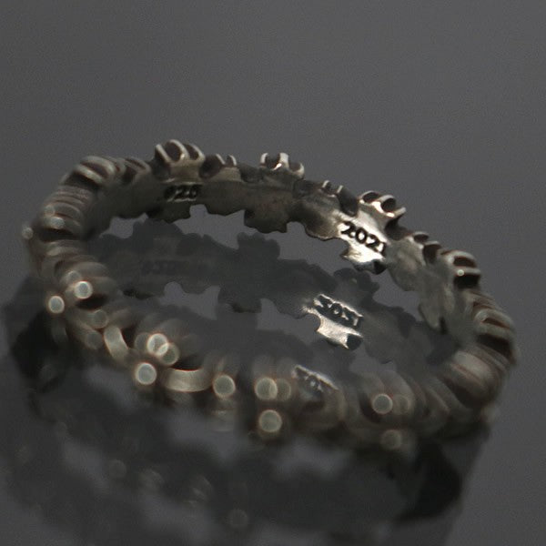 CHROME HEARTS Tiny E CH Plus Band Ring Silver Size ONE SIZE