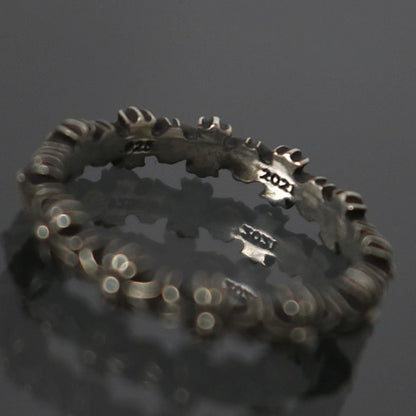 CHROME HEARTS Tiny E CH Plus Band Ring Silver Size ONE SIZE