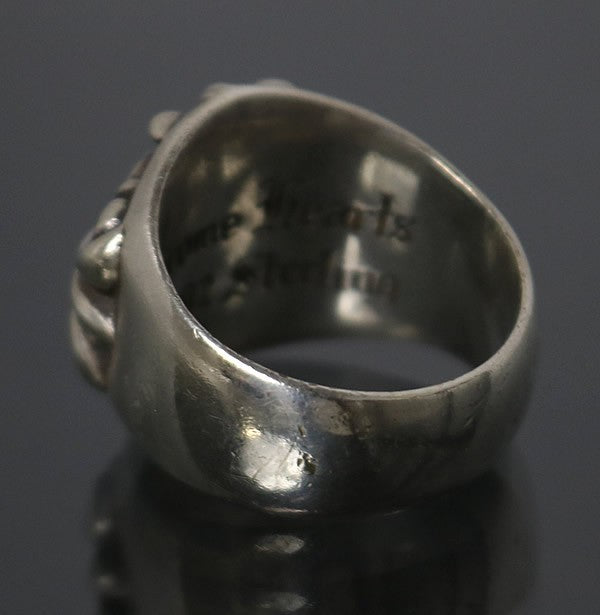 CHROME HEARTS Keeper 925 Silver Ring Size ONE SIZE