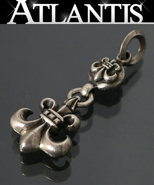 CHROME HEARTS 1 Ball BS Fleur 925 Silver Charm Size ONE SIZE