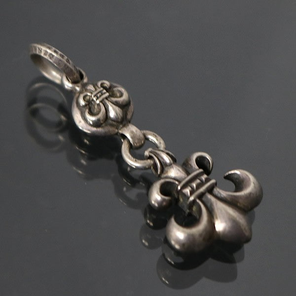 CHROME HEARTS 1 Ball BS Fleur 925 Silver Charm Size ONE SIZE