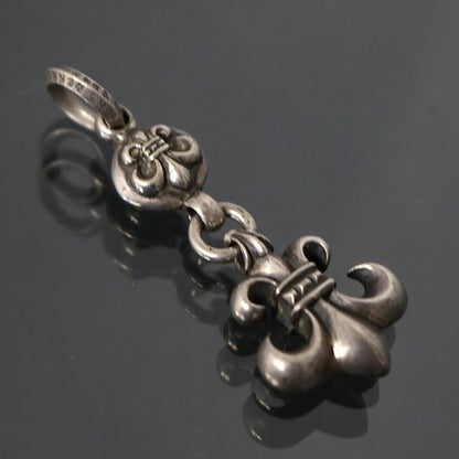 CHROME HEARTS 1 Ball BS Fleur 925 Silver Charm Size ONE SIZE