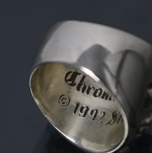 CHROME HEARTS Keeper 925 Silver Ring Size ONE SIZE