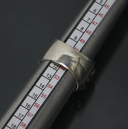 CHROME HEARTS Keeper 925 Silver Ring Size ONE SIZE