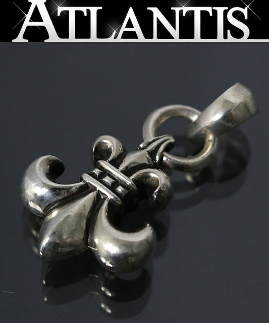 CHROME HEARTS BS Fleur w/ Bail Silver Charm Size ONE SIZE