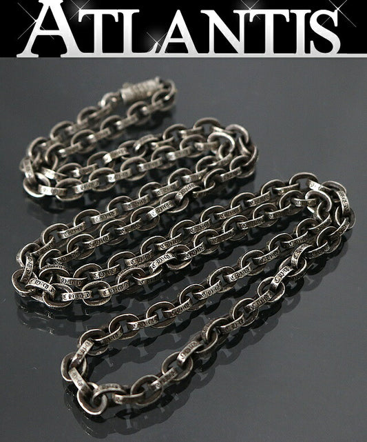 CHROME HEARTS Silver Paper Chain Necklace Size ONE SIZE