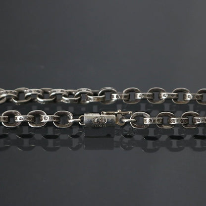 CHROME HEARTS Silver Paper Chain Necklace Size ONE SIZE