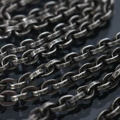 CHROME HEARTS Silver Paper Chain Necklace Size ONE SIZE