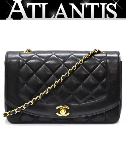 CHANEL Diana 25 Matelasse Shoulder Bag Size ONE SIZE