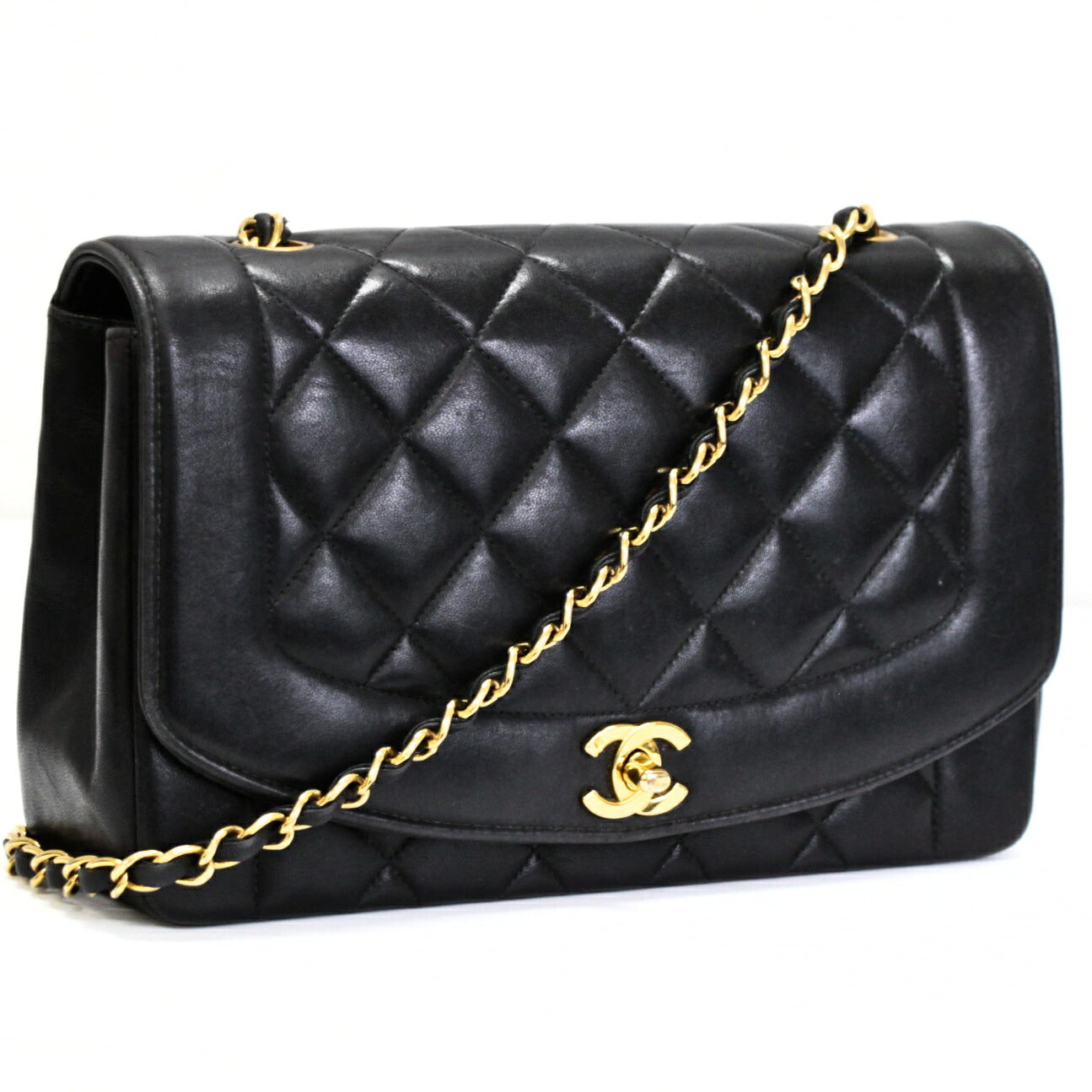 CHANEL Diana 25 Matelasse Shoulder Bag Size ONE SIZE