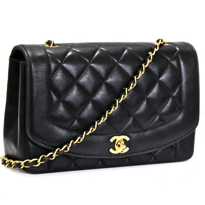 CHANEL Diana 25 Matelasse Shoulder Bag Size ONE SIZE