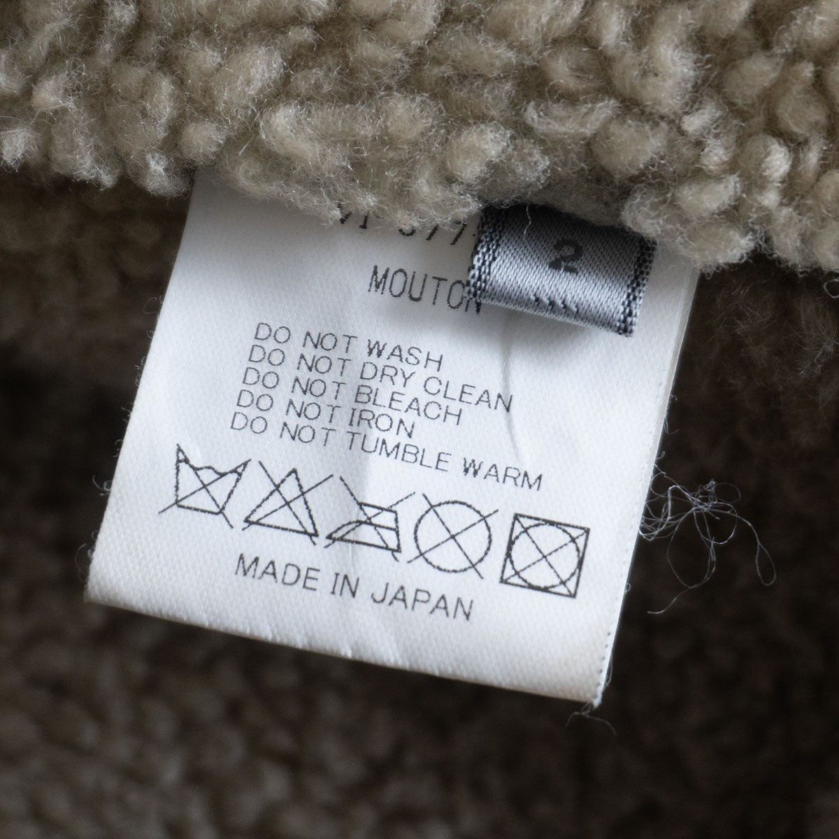 The Viridi-anne 14AW Shearling Coat Size 2