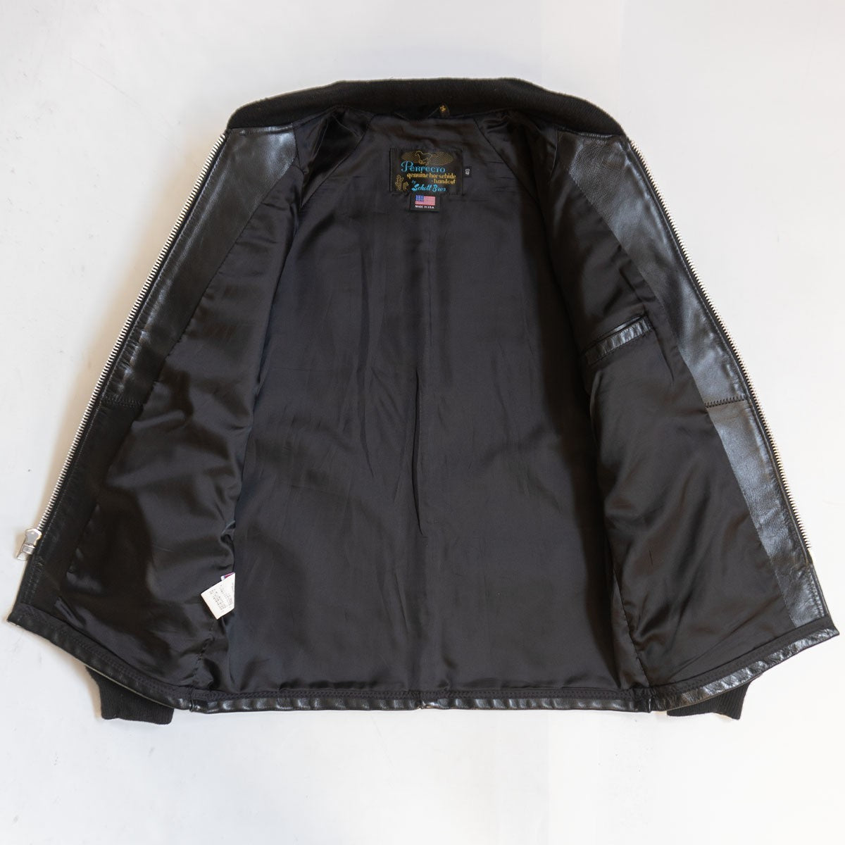 Schott Horsehide Pharaoh Jacket Black Size 40