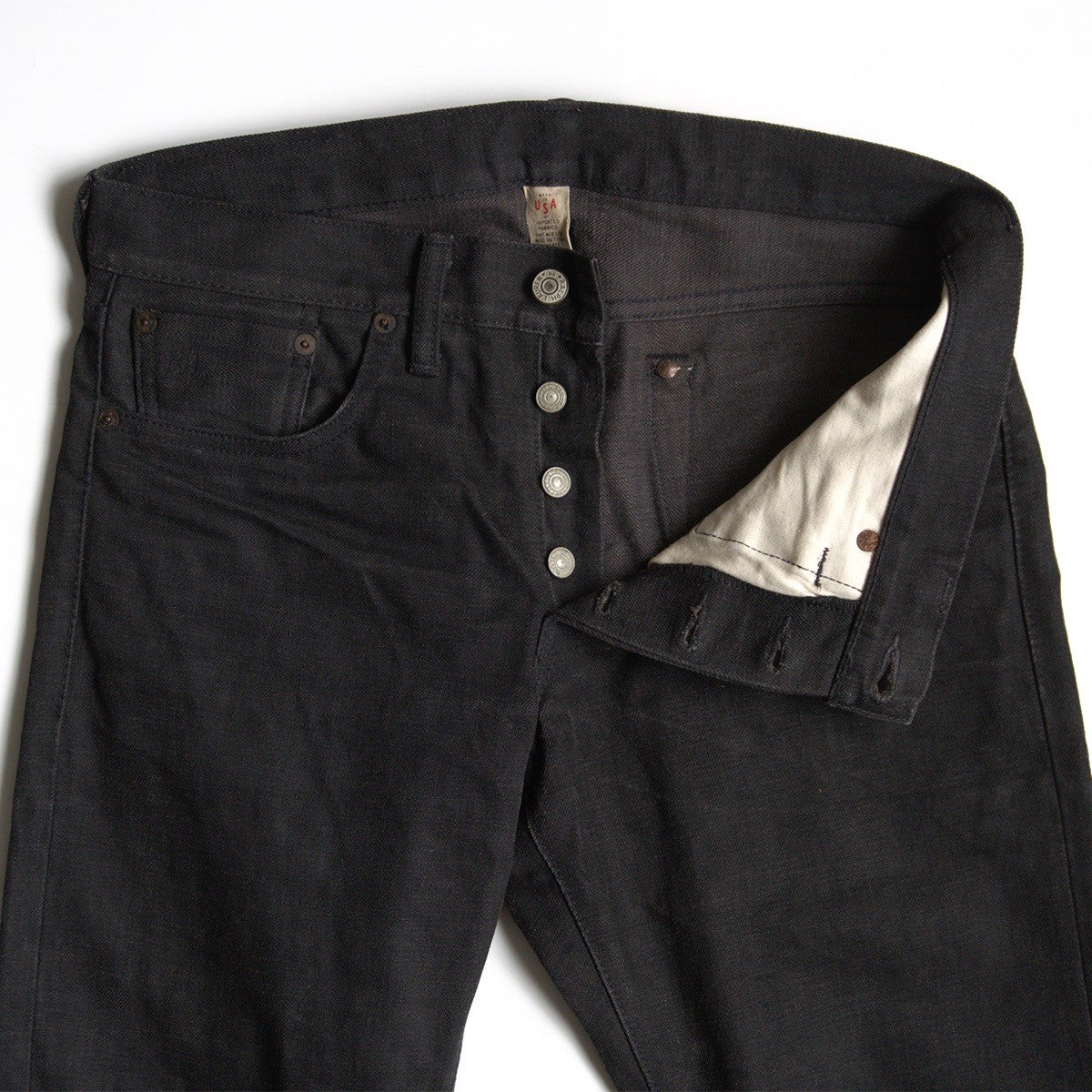 RRL NEW BLACK ON BLACK SLIM FIT JEANS Size 30x30 Size 30×30