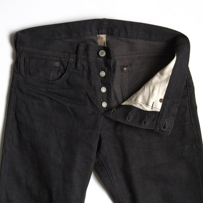 RRL NEW BLACK ON BLACK SLIM FIT JEANS Size 30x30 Size 30×30