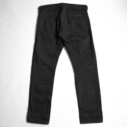 RRL NEW BLACK ON BLACK SLIM FIT JEANS Size 30x30 Size 30×30