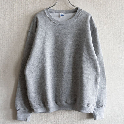 HealthKnit Fleece Crew Neck Sweatshirt Gray Size M