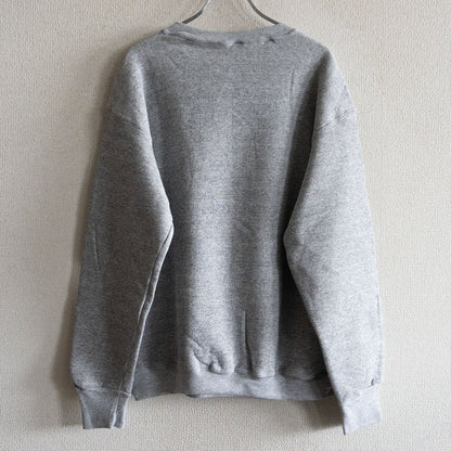 HealthKnit Fleece Crew Neck Sweatshirt Gray Size M
