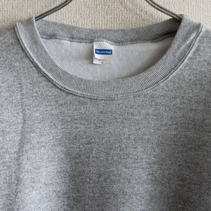 HealthKnit Fleece Crew Neck Sweatshirt Gray Size M