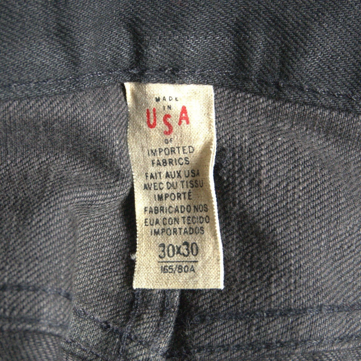 RRL NEW BLACK ON BLACK SLIM FIT JEANS Size 30x30 Size 30×30