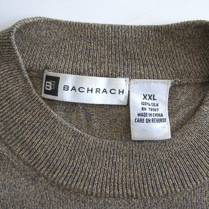 Bachrach Crewneck silk knit Sweater Size XXL