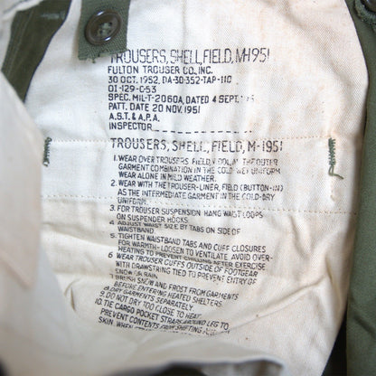 US ARMY 50S M-51 field trousers Cargo Pants Size MEDIUM/REGULAR