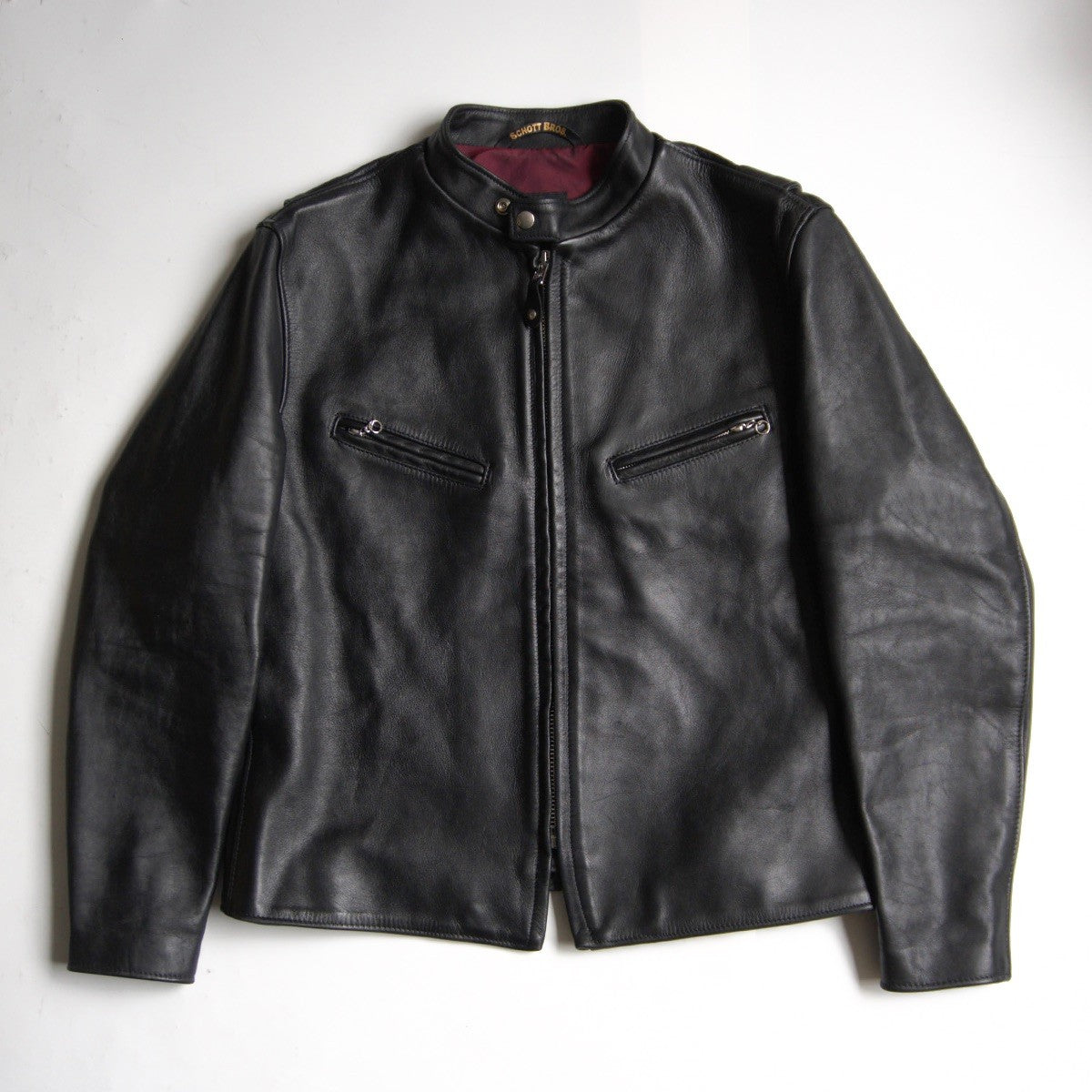 SCHOTT 641XX Steerhide Single Rider Jacket Black Size S