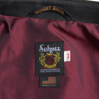 SCHOTT 641XX Steerhide Single Rider Jacket Black Size S