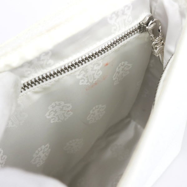 CHROME HEARTS PLUG Leather White SV925 Shoulder Bag Size ONE SIZE