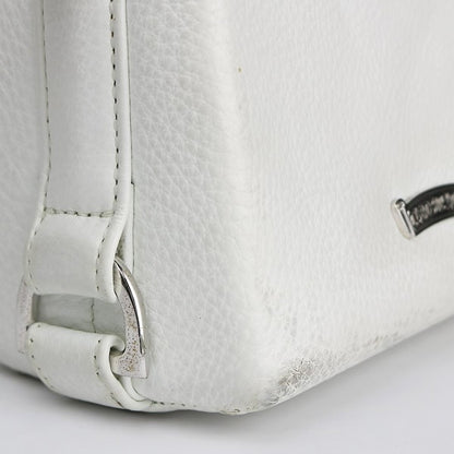 CHROME HEARTS PLUG Leather White SV925 Shoulder Bag Size ONE SIZE
