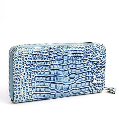 Louis Vuitton Zippy Round Zip Light Blue Wallet Size ONE SIZE