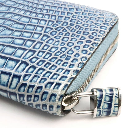 Louis Vuitton Zippy Round Zip Light Blue Wallet Size ONE SIZE