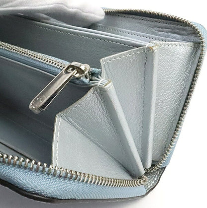 Louis Vuitton Zippy Round Zip Light Blue Wallet Size ONE SIZE