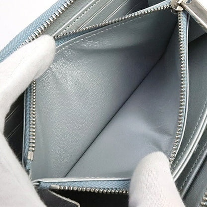 Louis Vuitton Zippy Round Zip Light Blue Wallet Size ONE SIZE